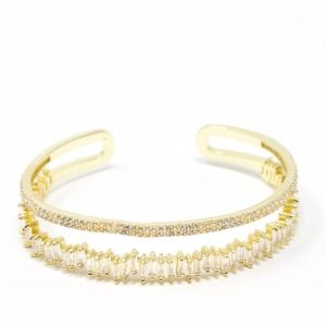 Baguette Style Adjustable Bracelet